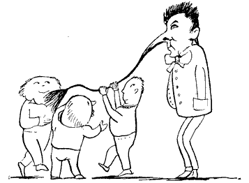 cartoon-kids-playing-with-mans-long-nose-hair